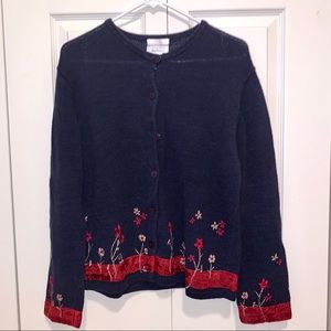 Vintage 1980s Christopher & Banks cardigan sweater